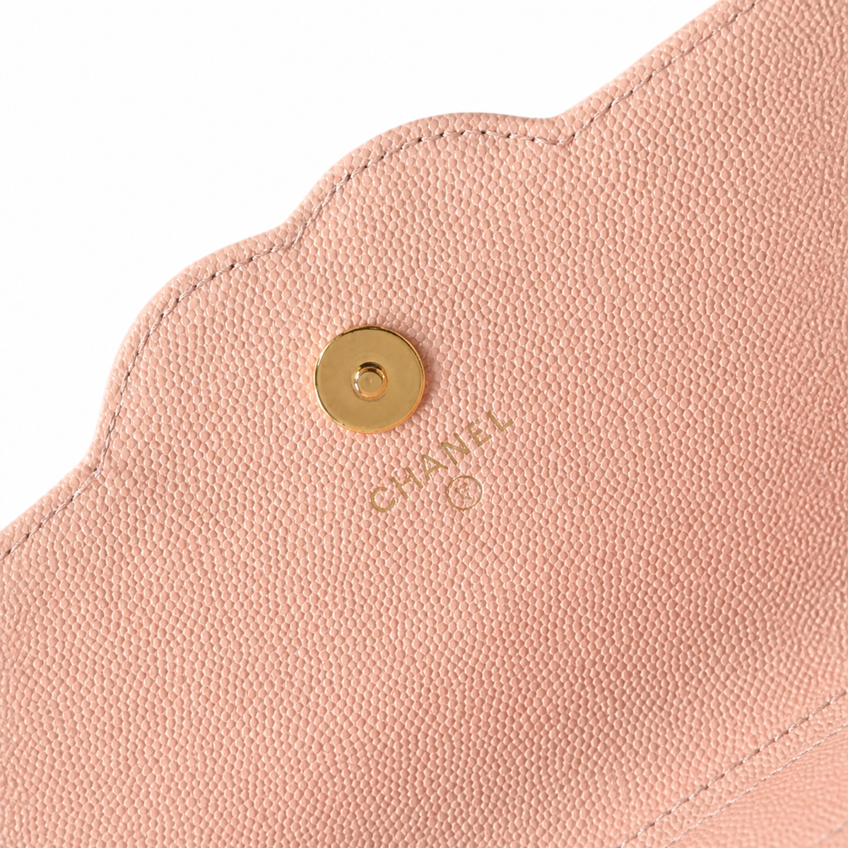 Chanel Timeless CC WOC Caviar Quilted Chain Bag in Pink