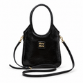 Miu Miu Matelassé Leather Polished Crossbody Bag