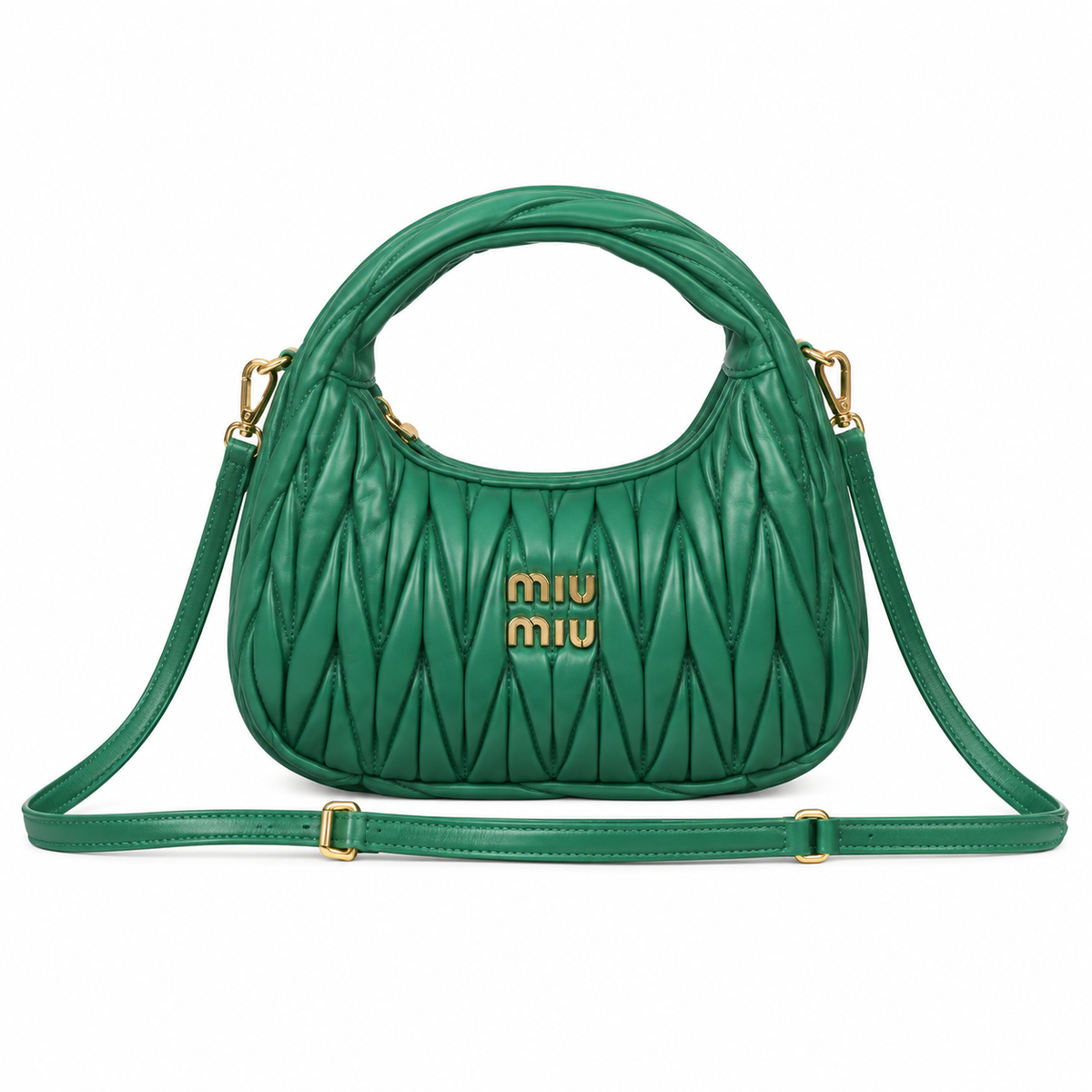 Miu Miu Matelassé Leather Day-to-Night Bag