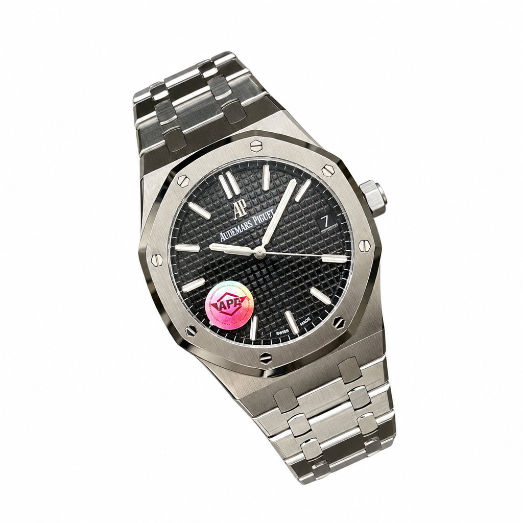 Audemars Piguet Royal Oak Automatic Black Tapisserie Steel