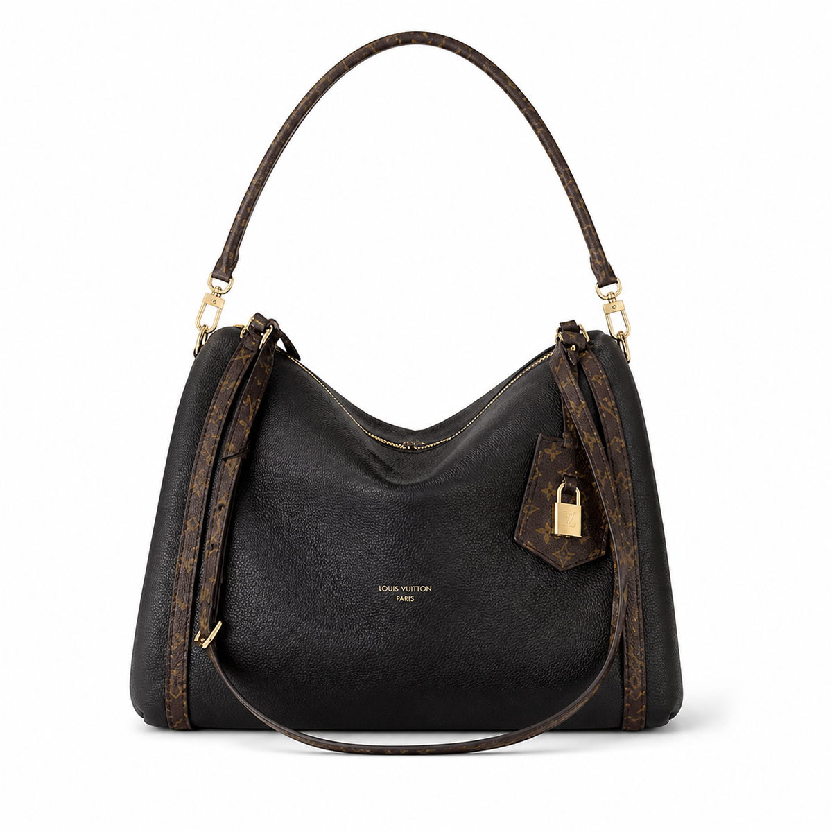 Louis Vuitton Black Hobo Bag