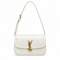 YSL Solferino Small Leather Shoulder Bag Ivory