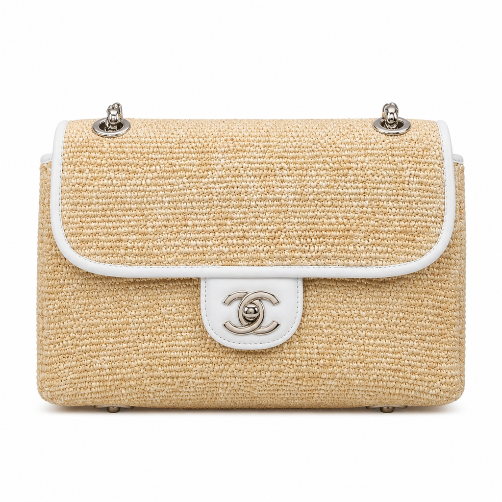 Chanel Classic Quilted Compact Flap Bag | CC Hardware & Gold Chain — 23cm