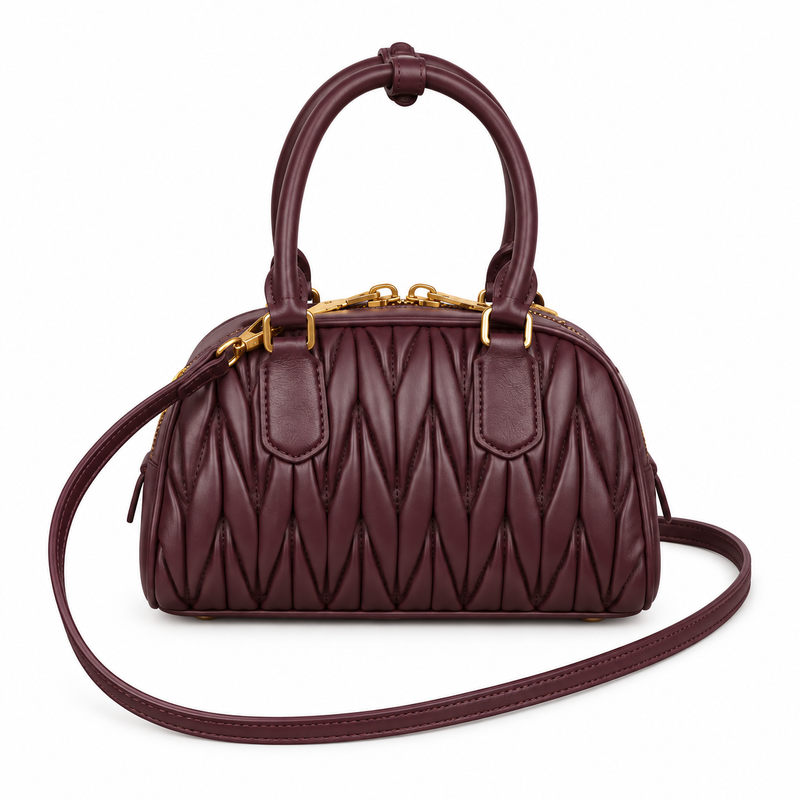 Miu Miu Noir Top-Handle Crossbody Mini Bag