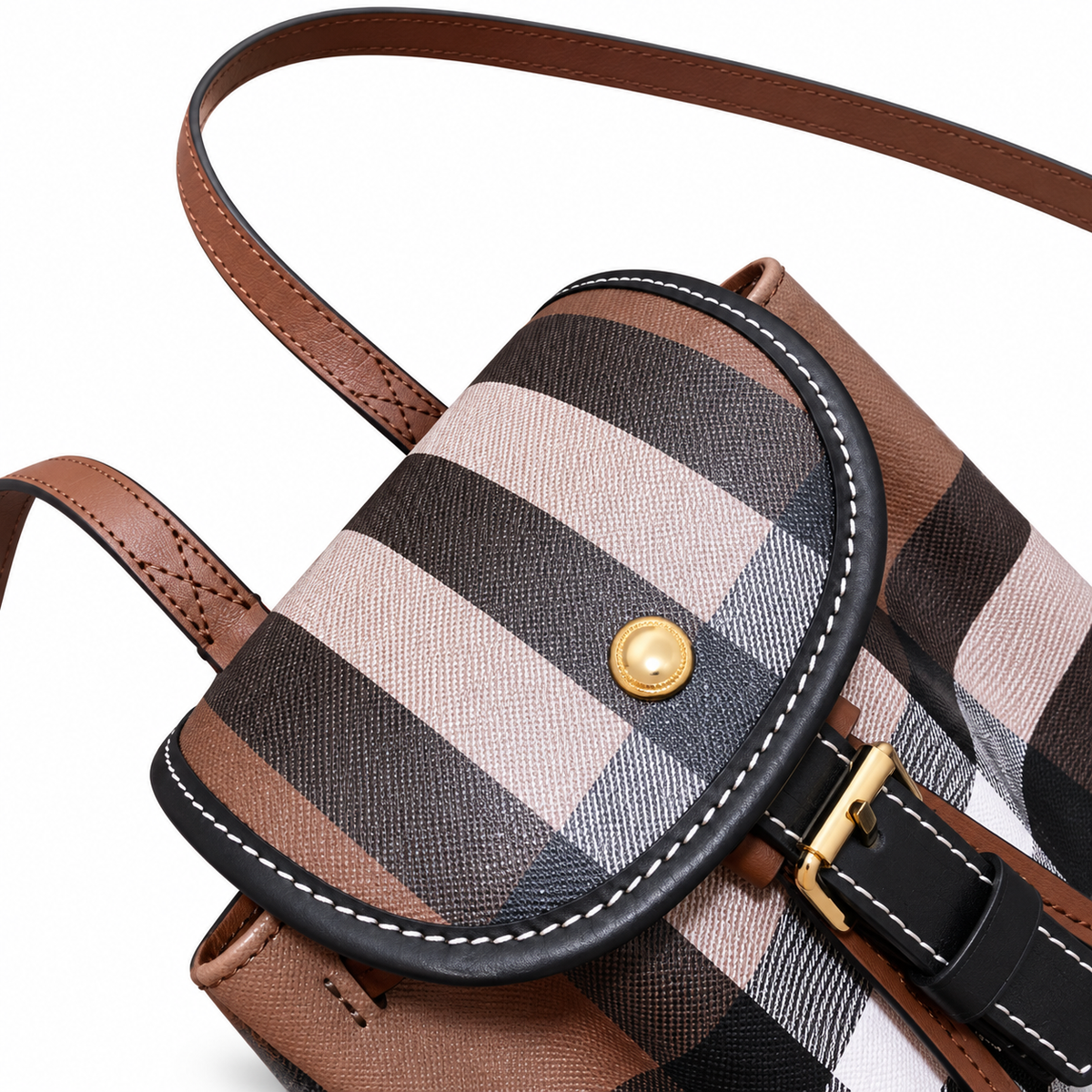 Burberry Heritage Check Everyday Statement Bag