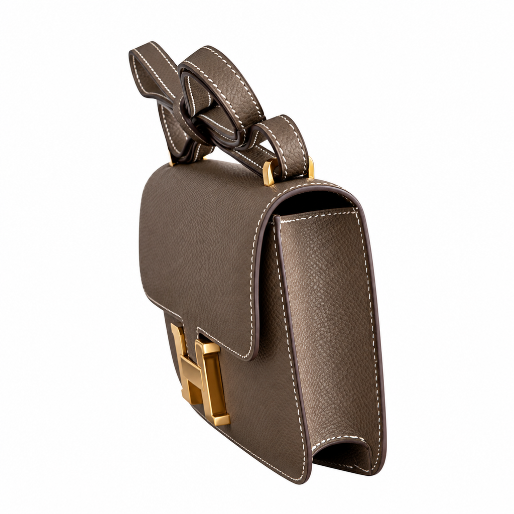 Hermès Lindy 26cm Crossbody Bag – Elephant Grey & Gold | Understated Luxury