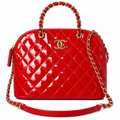 Chanel Quilted Contrast Stitch Vertical Bag 20.5×28.5×7cm