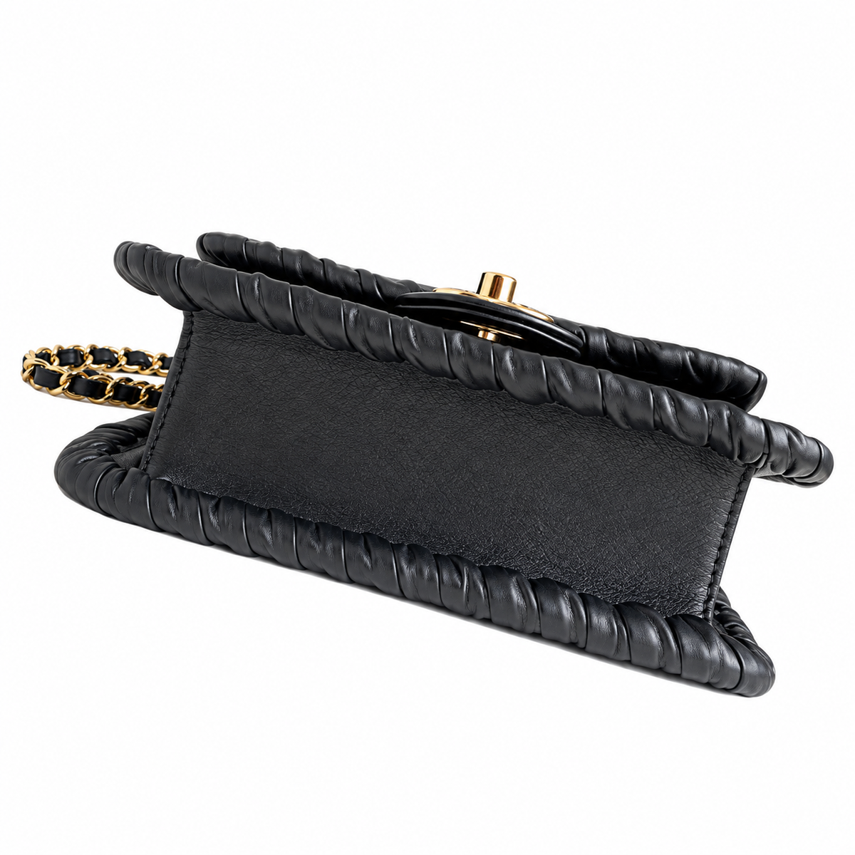 Chanel Quilted Leather Flap Bag 19cm