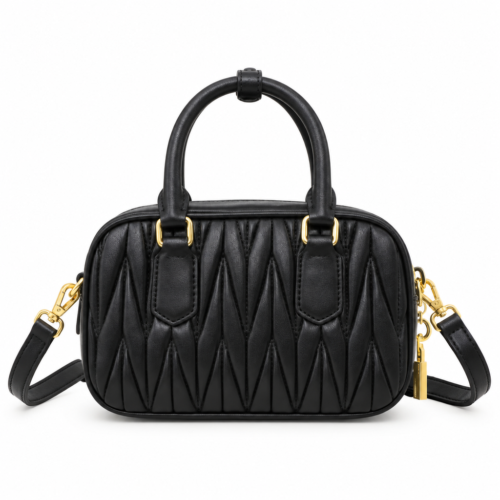 Miu Miu Matelassé Leather Folded Crossbody Bag