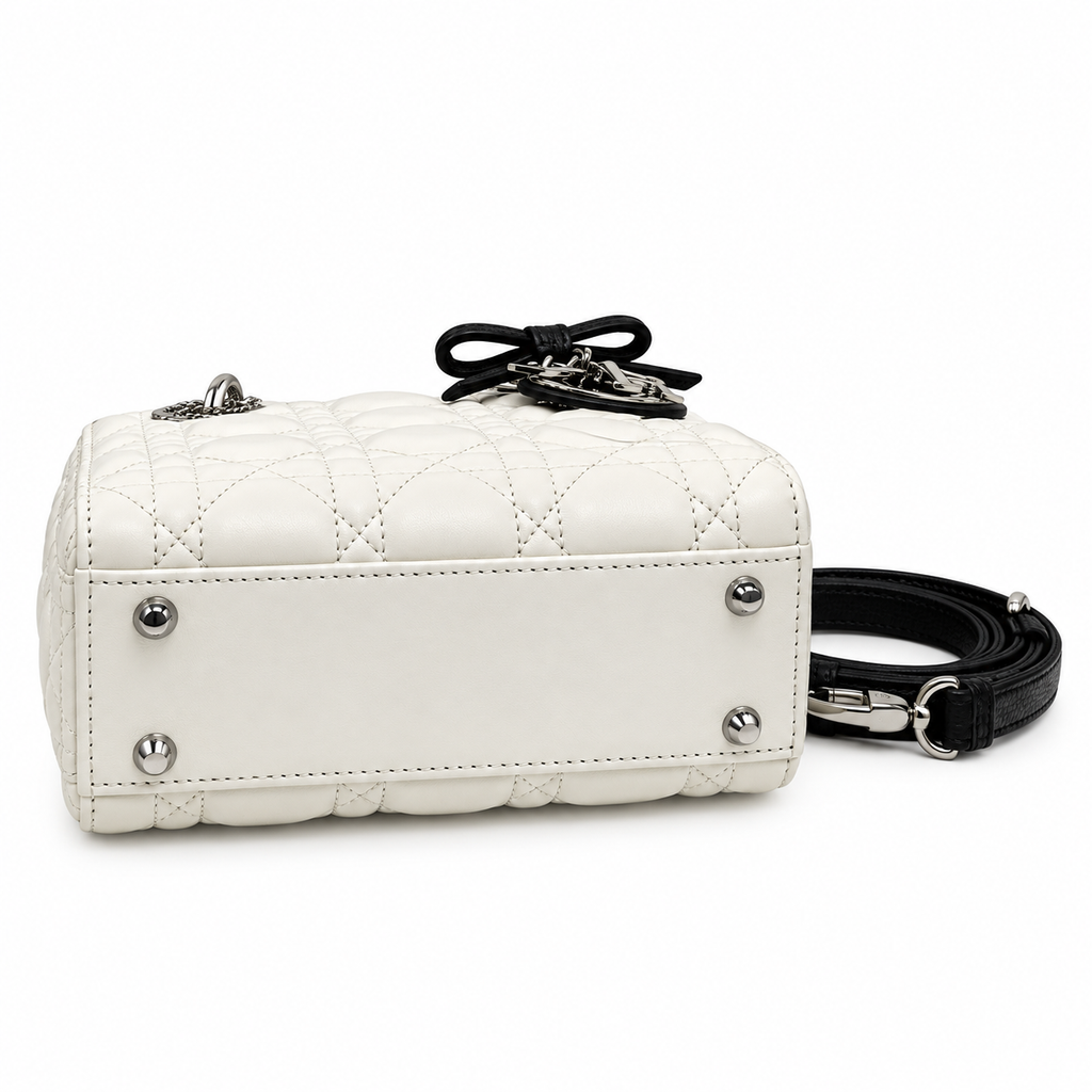 Dior Cannage Quilted Mini Flap Shoulder Bag 17cm