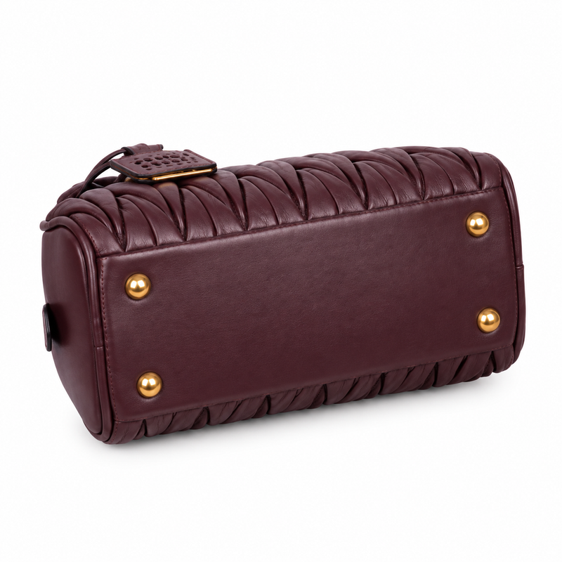 Miu Miu Noir Top-Handle Crossbody Mini Bag