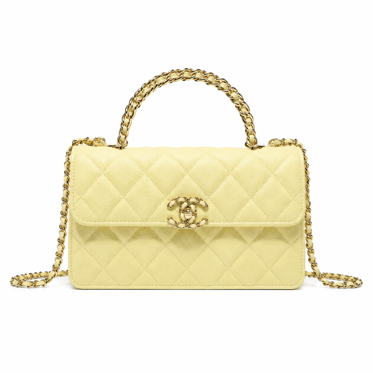 Chanel Quilted Leather Envelope Clutch Crossbody
