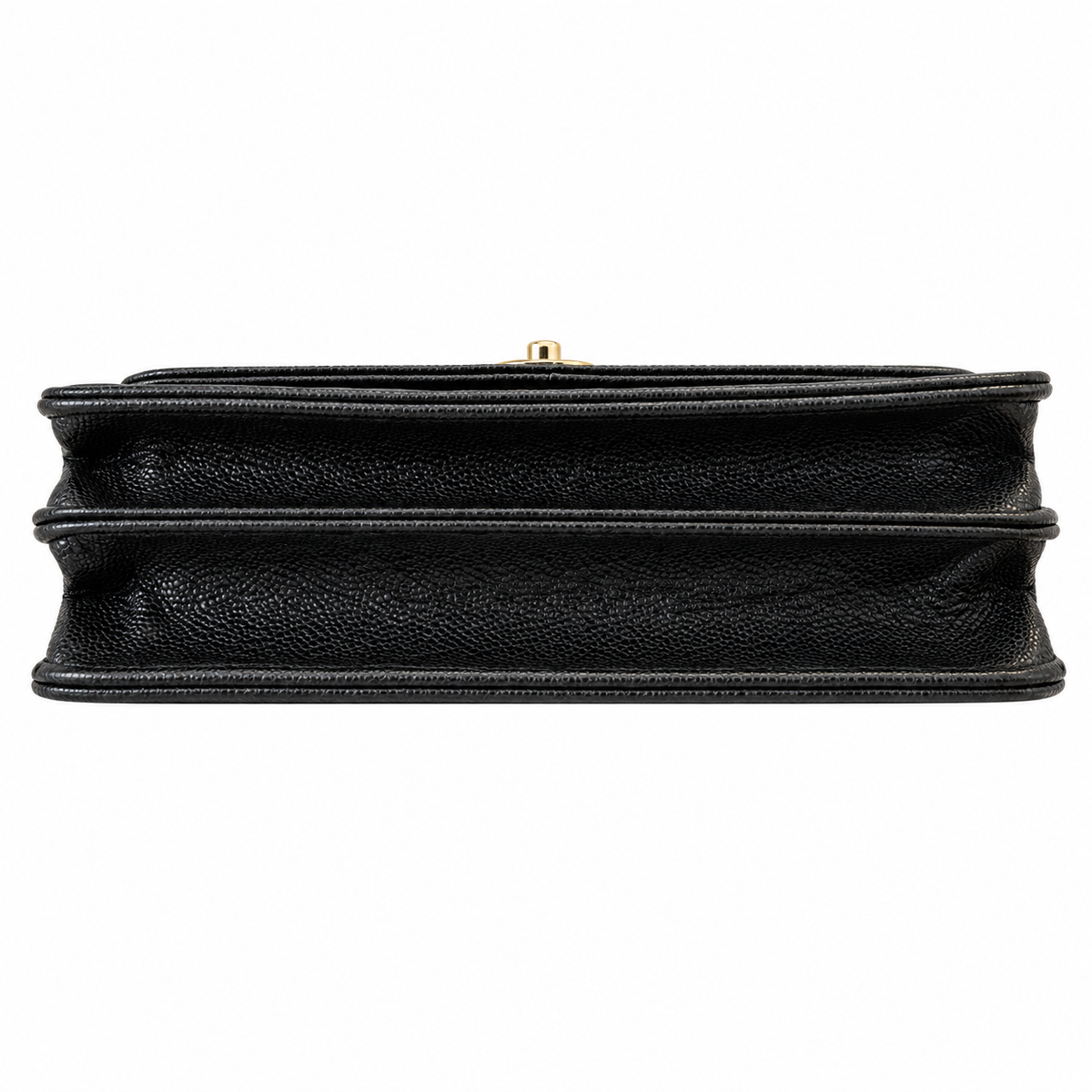 Chanel Trendy CC Quilted Caviar Top Handle WOC Black 19cm
