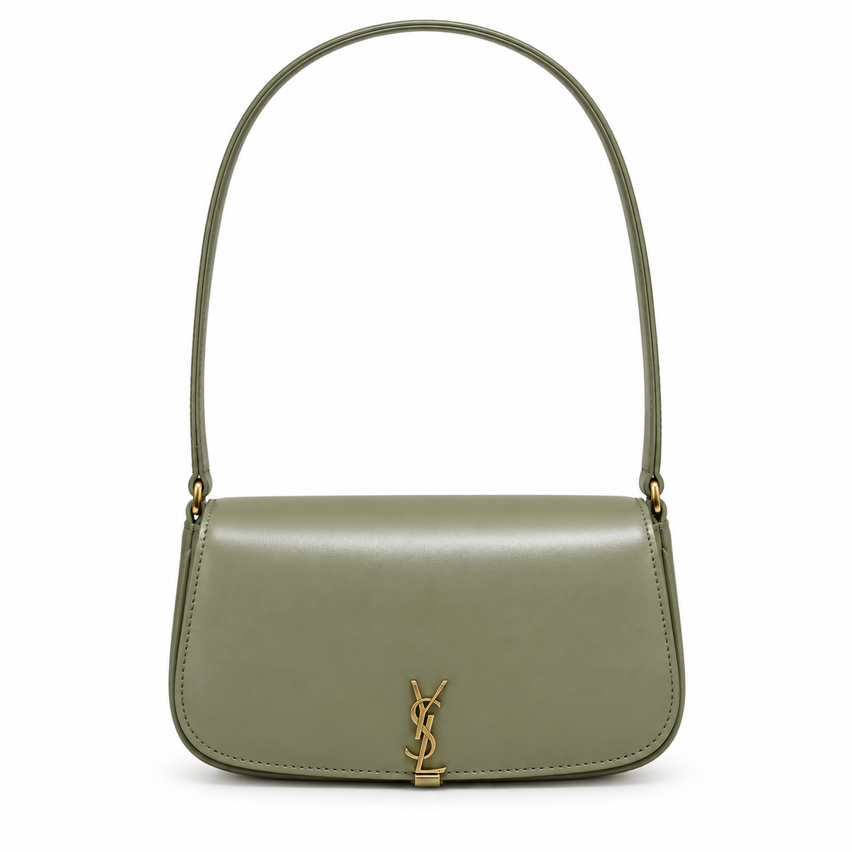 Saint Laurent Voltaire Shoulder Bag in Sage Green
