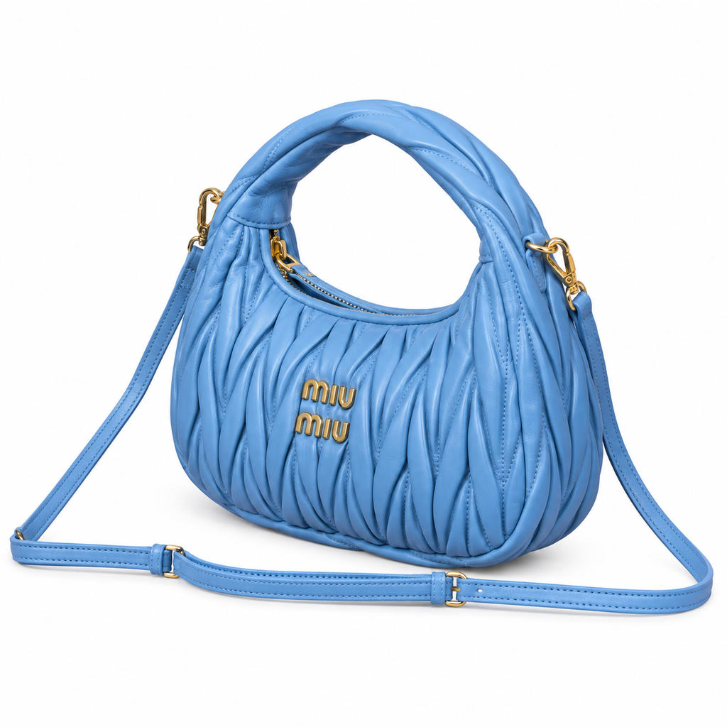 Miu Miu Leather Shoulder Bag 20cm