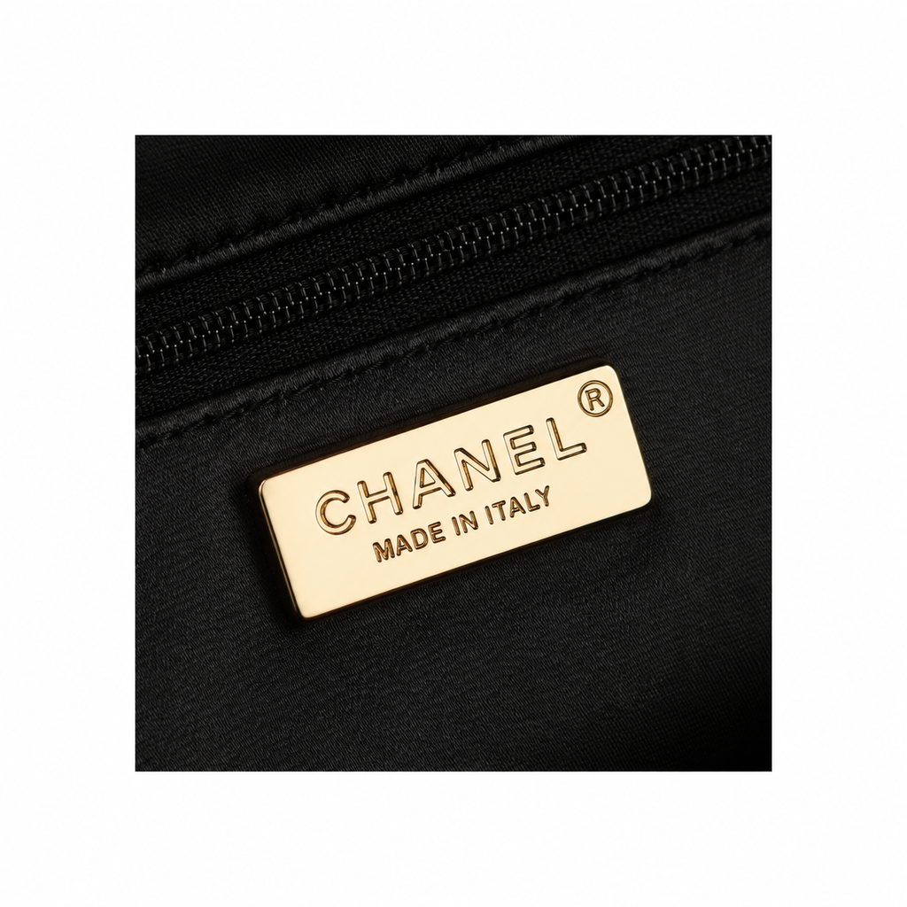 Chanel Quilted Baguette Crossbody Bag 20cm