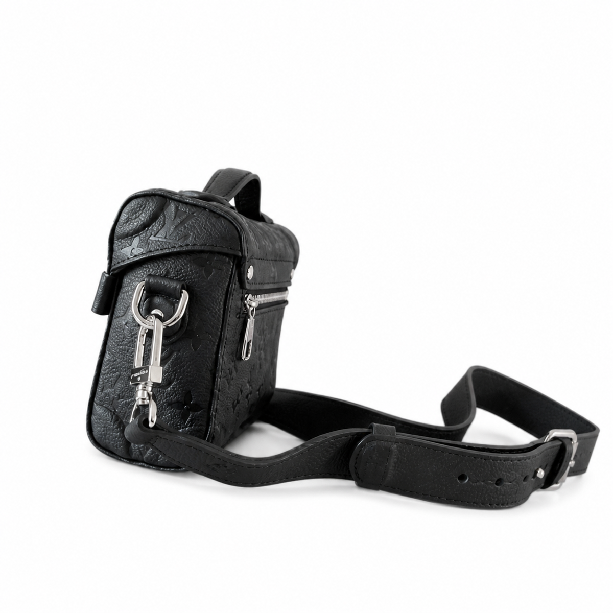 Louis Vuitton Trunk on Chain — Monogram Empreinte Leather in Noir with Silver Hardware